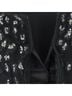 Alberto Makali 100% Polyester Black Silver Cocktail Dress Size 6 - photo 6