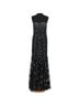 Alberto Makali 100% Polyester Black Silver Cocktail Dress Size 6 - photo 1
