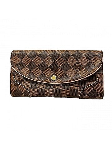 Louis Vuitton Louis Vuitton Damier Portefeuille Caïssa Long Wallet N61227 Ebene Rose Ballerine Women's (view 1)