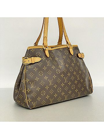 Louis Vuitton Louis Vuitton Monogram Batignolles Horizontal Tote Bag M51154 Brown Women's (view 2)