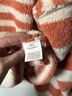 Easel 100% Acrylic Stripes Orange White Pullover Sweater Size M - photo 5
