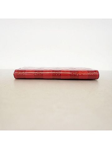 Louis Vuitton Louis Vuitton Vernis Zippy Wallet M91718 Pomme d'Amour Rayures Women's Long P2883710 (view 2)
