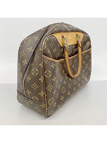 Louis Vuitton Louis Vuitton Monogram Deauville Handbag M47270 Brown Women's P2883369 (view 2)