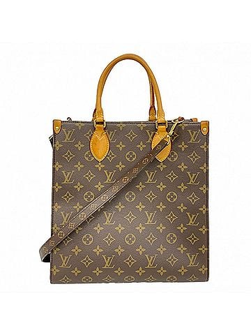 Louis Vuitton Louis Vuitton Monogram Sac Plat PM Handbag M45848 Brown 2-way bag for women P2881651 (view 1)