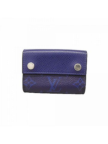 Louis Vuitton Louis Vuitton Tri-fold Wallet Taigarama Discovery Compact M67620 Blue Men's P2876276 (view 1)