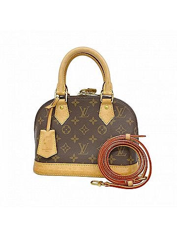 Louis Vuitton Louis Vuitton Alma BB Monogram Handbag M46990 Brown 2-way bag for women P2868927 (view 1)