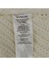 Vince. Chevron-herringbone White Ivory Pullover Sweater Size L - photo 4