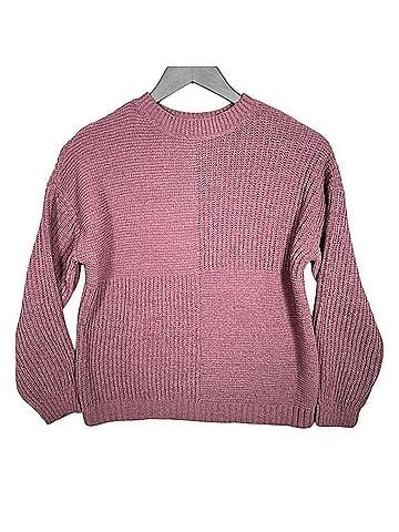 Maurices Matte Chenille Checkerboard Sweater Pullover Sweater (view 1)