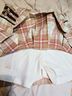 Izod Golf Plaid White Tan Active Skort Size 10 - photo 9