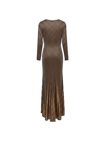IEENA for Mac Duggal Twist Front Gown Cocktail Dress (view 2)