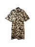 Samsoe Samsoe Print Tan Brown Casual Dress Size XL - photo 1