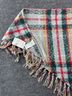 Free People 100% Polyester Plaid Multi Color Scarf One size - photo 8
