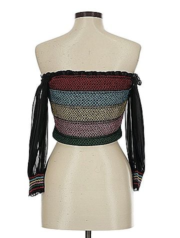 Alice + Olivia Short Sleeve Blouse (view 2)