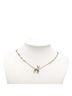 Chanel 100% Metal Silver Toned Chanel Coco Mark Bambi VIP Limited Year's Gift Chain Pendant Necklace Silver Metal Rhinestone Faux Pearl Women's CHANEL One size - photo 1