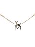 Chanel 100% Metal Silver Toned Chanel Coco Mark Bambi VIP Limited Year's Gift Chain Pendant Necklace Silver Metal Rhinestone Faux Pearl Women's CHANEL One size - photo 3