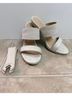 Pashion Solid Ivory Sandals Size 8 1/2 - photo 8