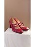 J.Crew Red Heels Size 5 1/2 - photo 4