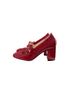 J.Crew Red Heels Size 5 1/2 - photo 2