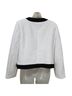 J.Crew 100% Polyester Solid Black White Blazer Size 12 - photo 2