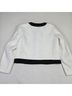 J.Crew 100% Polyester Solid Black White Blazer Size 12 - photo 11