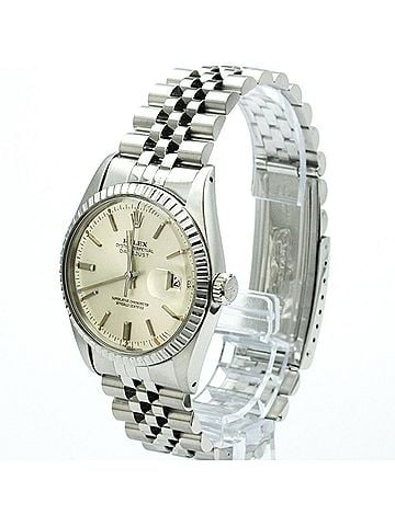 Rolex ROLEX Datejust 18K White Gold Steel Automatic Mens Watch 16030 Polished (view 2)