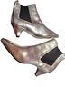 Sam Edelman Silver Ankle Boots Size 6 - photo 1