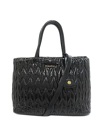 Miu Miu Miu Miu Miu Ribbon Handbag Calfskin Women's MIUMIU (view 1)