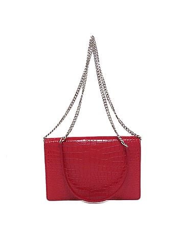 Yves Saint Laurent Yves Saint Laurent Chain Wallet Embossed Long Leather Women's YVES SAINT LAURENT (view 1)