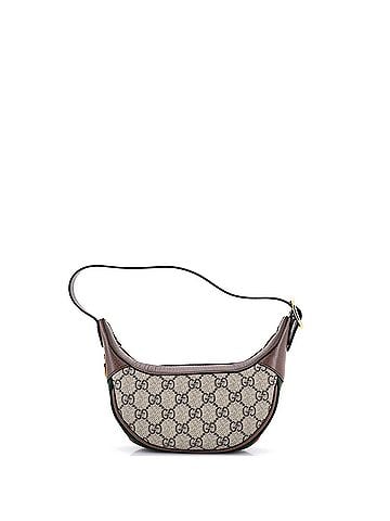 Gucci Ophidia Half Moon Bag GG Coated Canvas Mini (view 1)