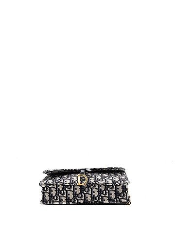 Christian Dior Saddle Pouch Wallet on Chain Oblique Canvas (view 2)