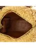 Céline 100% Shearling Brown Heart Bag Shearling with Leather Medium One size - photo 5