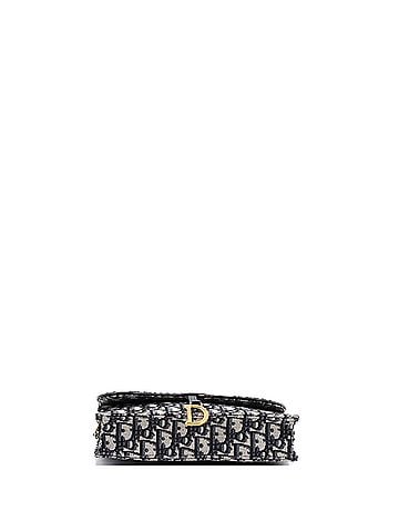 Christian Dior Saddle Chain Clutch Oblique Canvas (view 2)