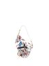 Christian Dior 100% Leather White Saddle Handbag with Strap Printed Leather Medium One size - photo 4