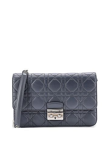 Christian Dior Miss Dior Promenade Pouch Cannage Quilt Lambskin Large (view 1)