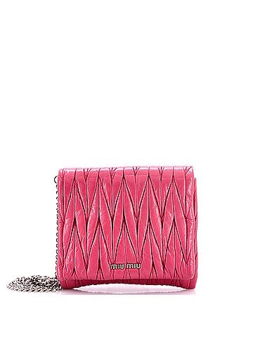 Miu Miu Flap Crossbody Bag Matelasse Leather Small (view 1)