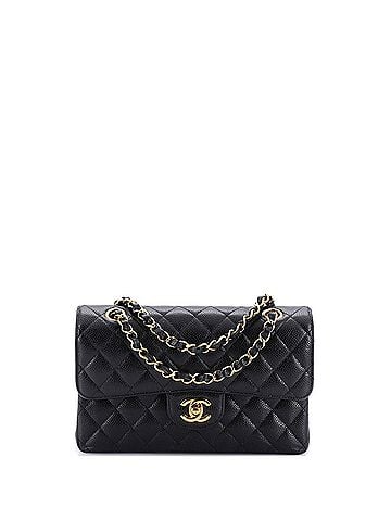 Chanel Classic Double Flap Bag Quilted Caviar Small (view 1)
