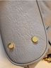 Barr + Barr New York 100% Leather Gray Shoulder Bag One size - photo 12