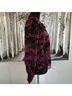 Evereve 54% Nylon 46% Rayon 100% Polyester Floral Black Purple Long Sleeve Blouse Size XS - photo 6