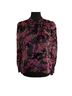 Evereve 54% Nylon 46% Rayon 100% Polyester Floral Black Purple Long Sleeve Blouse Size XS - photo 1