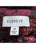 Evereve 54% Nylon 46% Rayon 100% Polyester Floral Black Purple Long Sleeve Blouse Size XS - photo 3