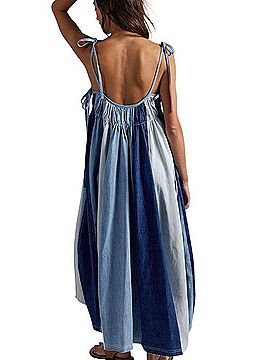 Used Free People Blue Dresses On Sale Up To 90% Off | ThredUp