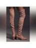 Anthropologie 100% Microfiber Pink Boots Size 7 - photo 7