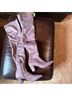 Anthropologie 100% Microfiber Pink Boots Size 7 - photo 10