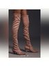 Anthropologie 100% Microfiber Pink Boots Size 7 - photo 16