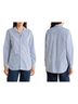 Frank & Eileen 100% Cotton Floral Blue White Long Sleeve Button-Down Shirt Size L - photo 2