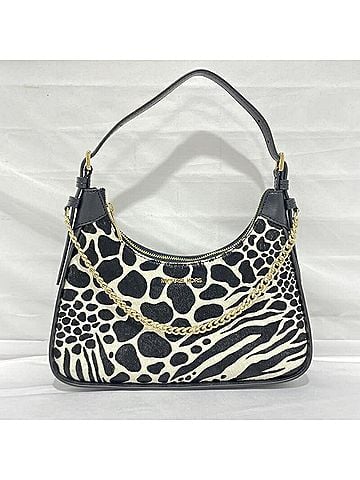 Michael Kors MICHAEL KORS Zebra Print Handbag, Black (view 1)