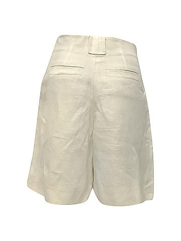 Loro Piana Loro Piana Shorts in Beige Linen (view 2)