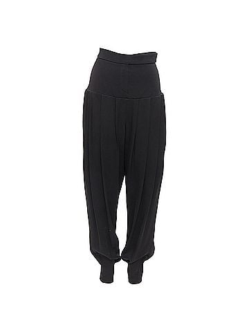 Alexandre Vauthier ALEXANDRE VAUTHIER COUTURE Runway black pleated high waist barrel balloon pants (view 1)
