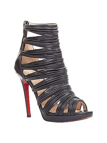 Christian Louboutin Christian Louboutin Tinazata 120 black strappy caged gladiator sandals EU37.5 (view 2)