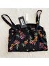 Olivaceous Floral Black Pink Tank Top Size S - photo 11